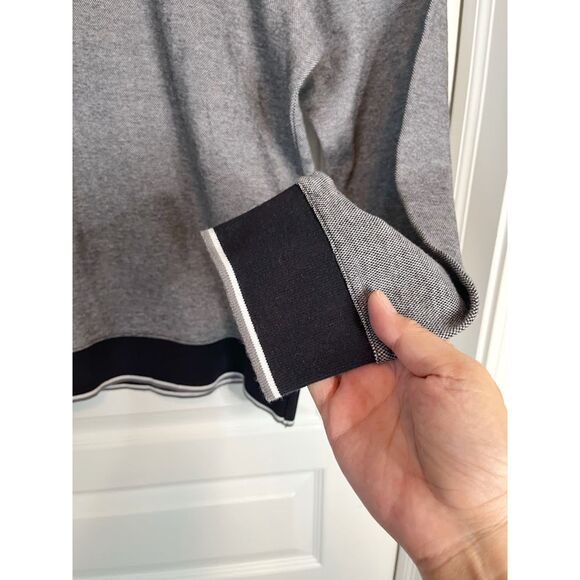 Michael Kors 100% Cotton Knit Crewneck Long Sleeve Pullover Embroidered Sweater - Picture 9 of 12